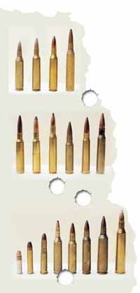 A range of common mediumgame cartridges