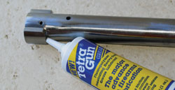 Tetra Gun to clean a firearm