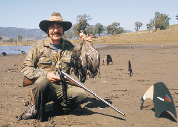 Silhouettes are gaining in popularity with duck hunters these days and they work just as well as decoys